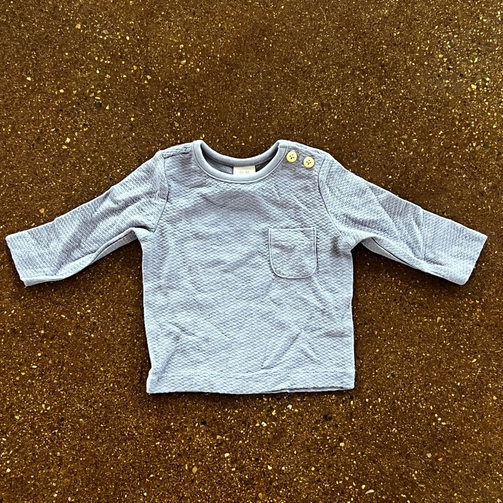 ALANA periwinkle baby 3-6mo long sleeve T-shirt